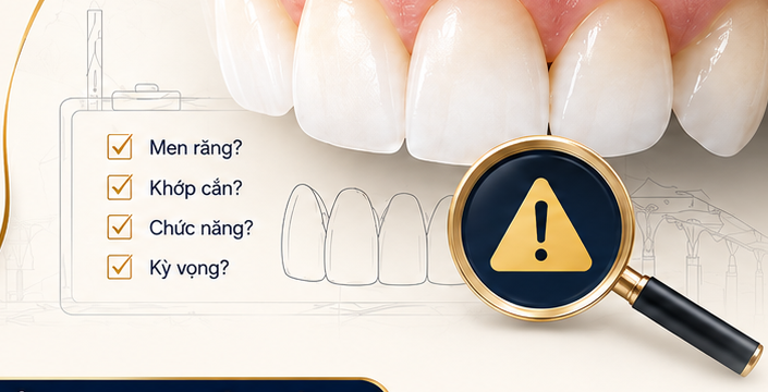 Men răng? Khớp cắn? Chức năng? Kỳ vọng?